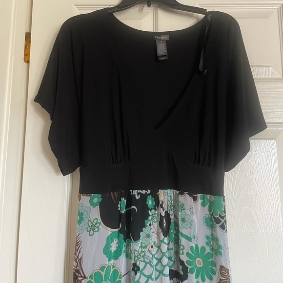 NWOT bisou bisou long drape dress 16 - Picture 9 of 15